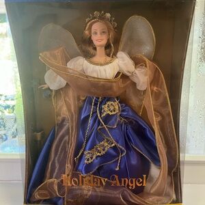 2000 Holiday angel Collector edition Barbie doll 28080 new in box Mattel